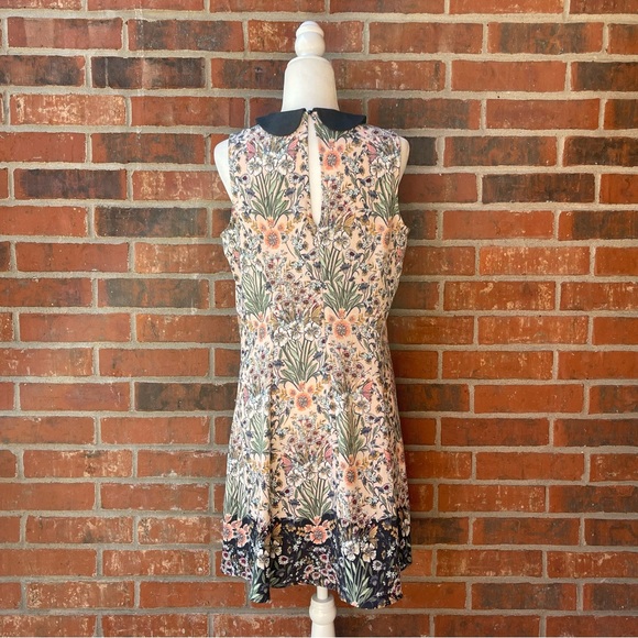 LC Lauren Conrad Sleeveless Peter Pan Collar Floral Dress, Women's Size 12 - Picture 10 of 11